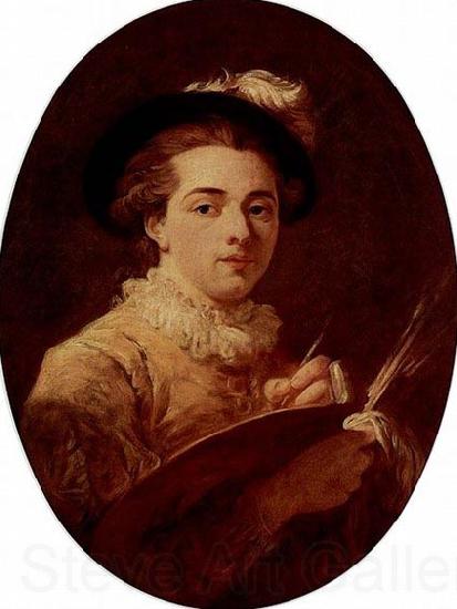 Jean-Honore Fragonard Selbstportrat, Oval